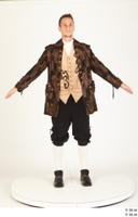   Photos Man in Historical Civilian suit 6 18th century a poses medieval clothing whole body 0001.jpg